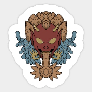 Oni rangda Sticker